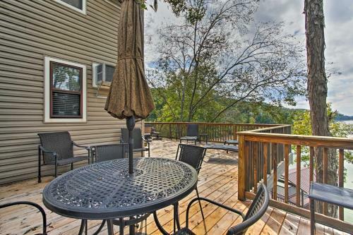 Remodeled Lakefront Dandridge Home With Deck And Dock!