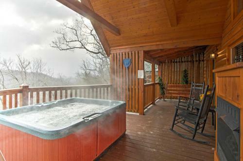 Hills Hideaway Sevierville Cabin With Mountain View