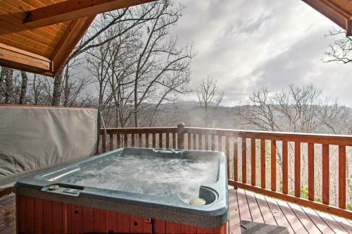 Hills Hideaway Sevierville Cabin With Mountain View