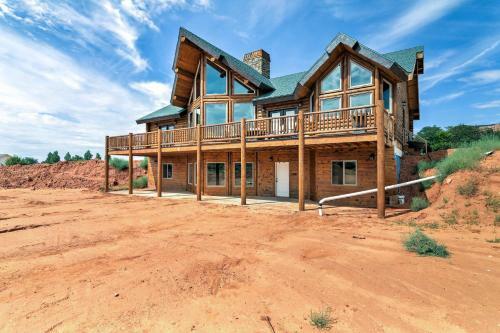 Kanab Cabin With Hot Tub, Fire Pit And Panoramic Views!