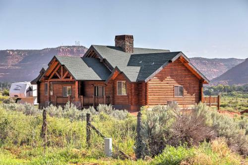 Kanab Cabin With Hot Tub, Fire Pit And Panoramic Views!