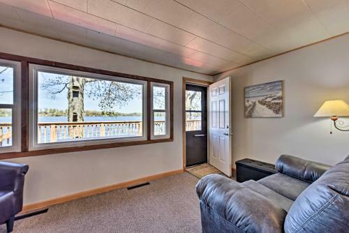 Remodeled Rice Lake Hideaway Home With Dock And Deck