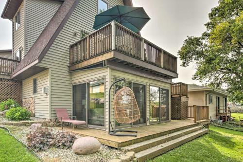 Rock River Waterfront Cabin Dock And Game Room
