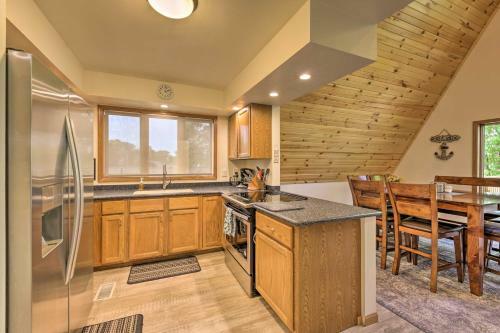 Rock River Waterfront Cabin Dock And Game Room