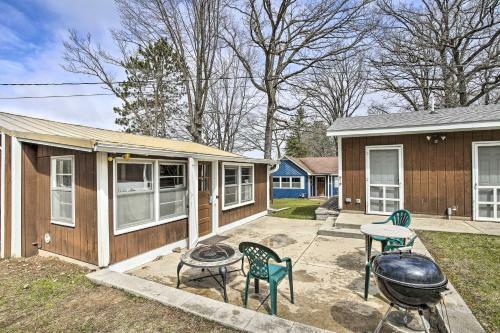 Lakefront 1930s Log Cabin With Dock And Fire Pit
