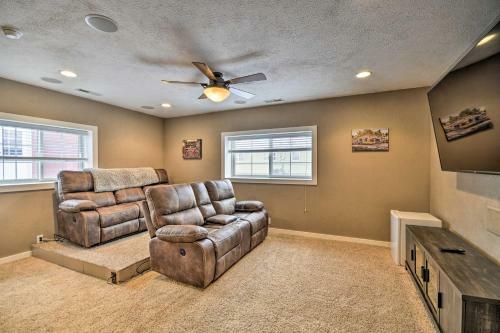 Inviting Sheridan Home With Theater Room And Deck