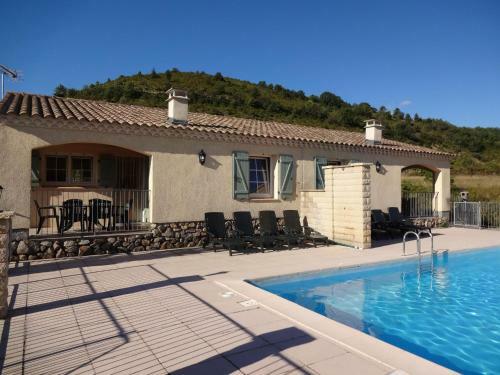 Tranquil Holiday Home In Les Vans, Ardeche With Pool