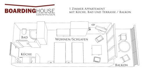 Apartamento Boardinghouse-ebenhausen