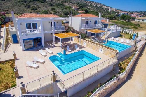 Skala Villa Sleeps 6 Pool Air Con Wifi