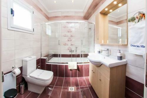 Skala Villa Sleeps 6 Pool Air Con Wifi