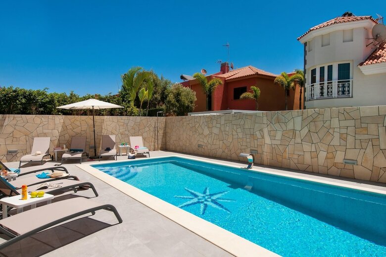Villa Curie In Sonnenland With Pool