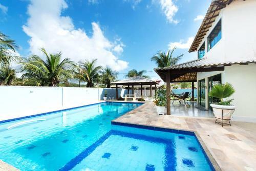 Casa Em Cond Fechado Com Wifi, Piscina E Churrasq