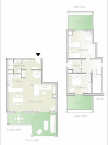 Tres Terrazas Ocean View Apartment