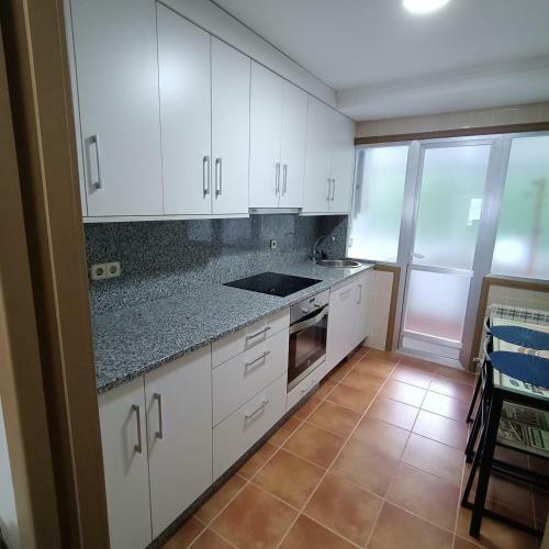 Apartamento Baiona Primera Linea Playa 6 Huesped Con Garaje