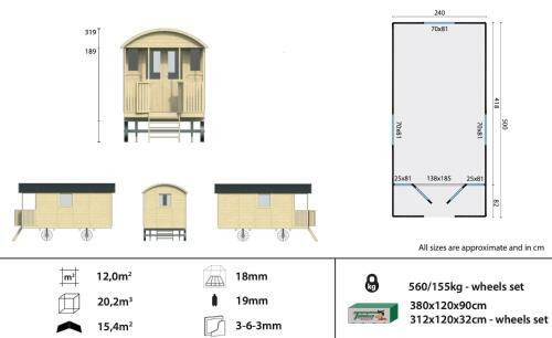 The Shepherd's Hut @ Pandy Farm