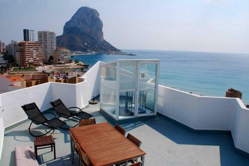 Apartamento �tico Calpe Primera L�nea De Playa