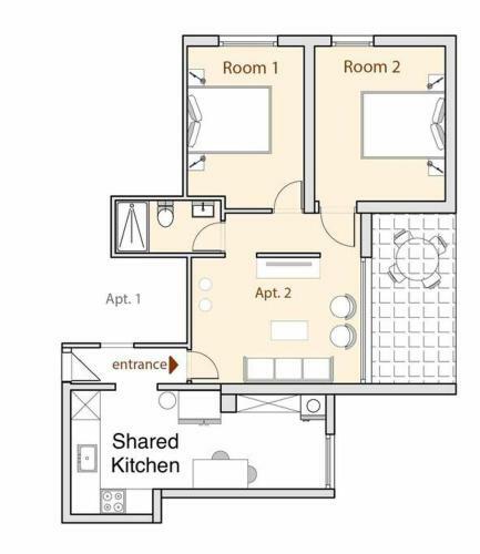 New Stunning Apartment With Private Balcony