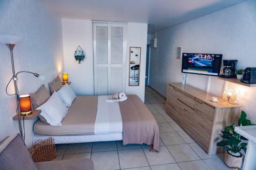Apartamento Studio Chic Avec Son Acc�s Plage Et Sans Coupure D'eau