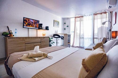 Apartamento Studio Chic Avec Son Acc�s Plage Et Sans Coupure D'eau
