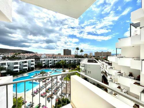 Apartamento Con Balcon, Piscina, Cerca Playa En Tenerife Sur
