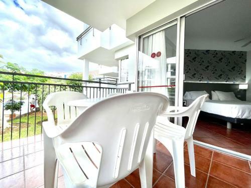 Apartamento Con Balcon, Piscina, Cerca Playa En Tenerife Sur