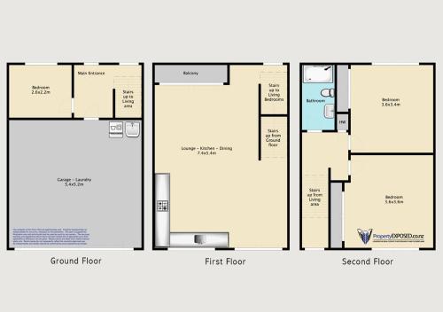 Apartamento Qv Modern 3 Level Sunny Townhouse (640)
