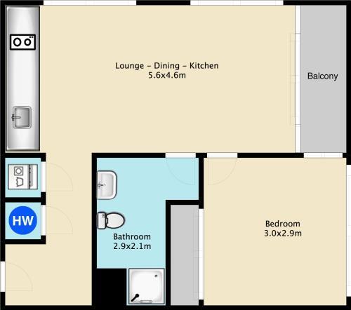 Apartamento Qv Great Harbour One Bedroom Apt
