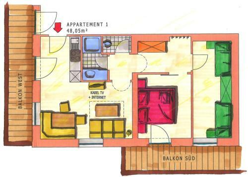 Apartamento Ferienappartements Meixner