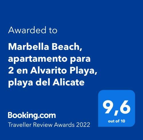 Marbella Beach, Apartamento Para 2 En Alvarito Playa, Playa Del Alicate