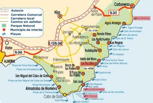 Apartamento Casa Glorieta En Villa de Nijar Con Piscina