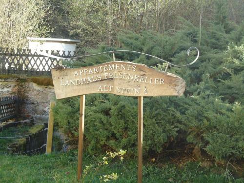 Apartamento Appartement Landhaus Felsenkeller