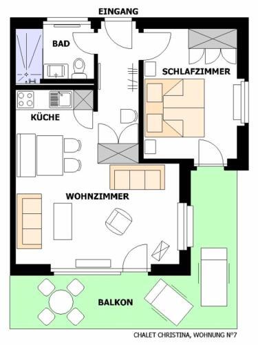 Apartamento Chalet Christina 7