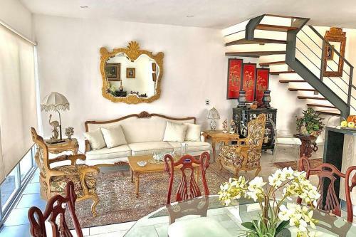 Apartamento Elegante Casa Hermosa En Residencial Con Alberca