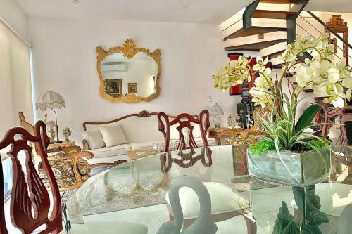 Apartamento Elegante Casa Hermosa En Residencial Con Alberca