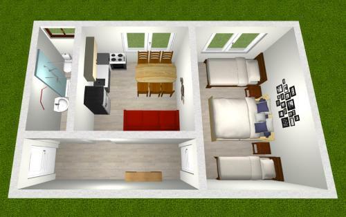 Apartamento Downtown - 2 Separate Rooms - Relax - 6 Guests Max