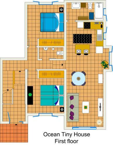 Apartamento Ocean Tiny House En Casa Azul