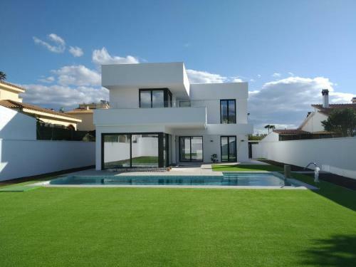 Villa Chalet Con Piscina Spa, Jardin Y Cancha de Basket