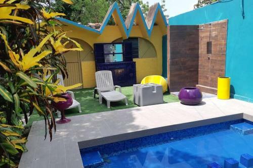Casa Completa Con Alberca Y Chapoteadero Para 12 Personas!!!