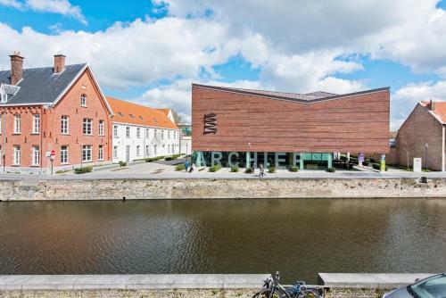 Charming Place Along The Canals In Bruges