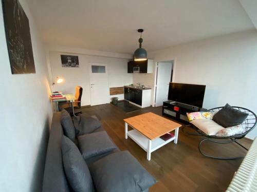 Brussels By Night Panoramic Studio Apartment For 2