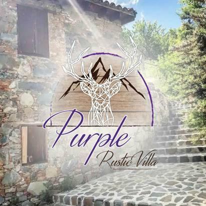 Purple Rustic Villa With Jacuzzi Saranti