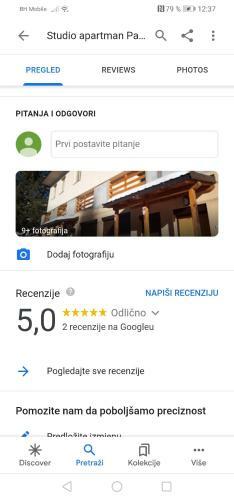Studio Apartman Paradise