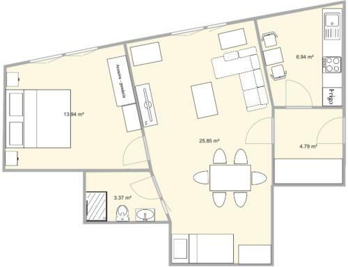 Apartamento Le Clavan