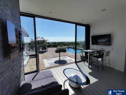Apartamento Sky House Agen Spa Jacuzzi Sauna Hammam Piscine