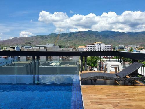 Apartamento Nimman Center Mountain View +rooftop Pool607