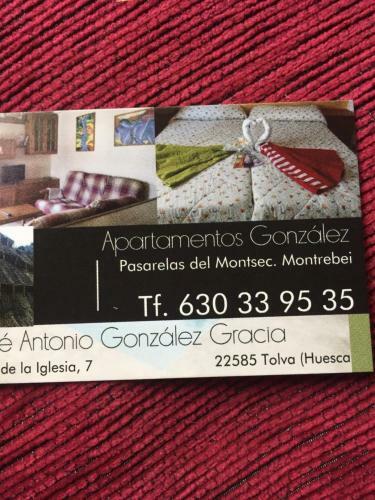 Apartamento Gonz�lez Montsec Montrebei