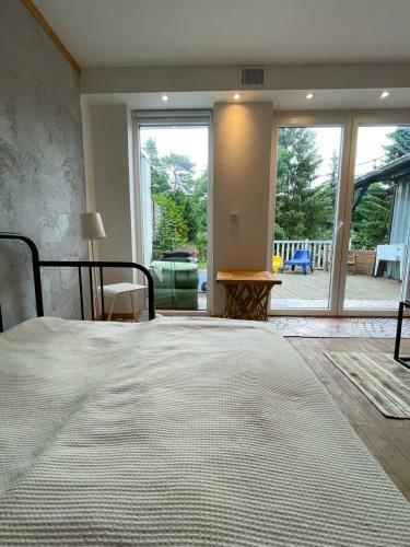 Glebokie Lake House With Sauna