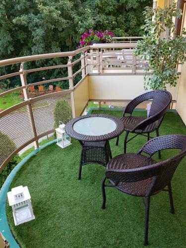 Apartament Green-balcony
