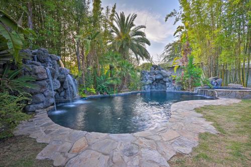 Bakersfield Oasis Sweet Tropical Pool Setup!