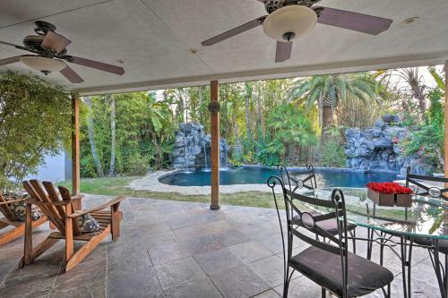 Bakersfield Oasis Sweet Tropical Pool Setup!